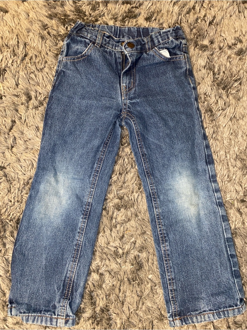 Nautica Boys Blue Relaxed Straight Jeans